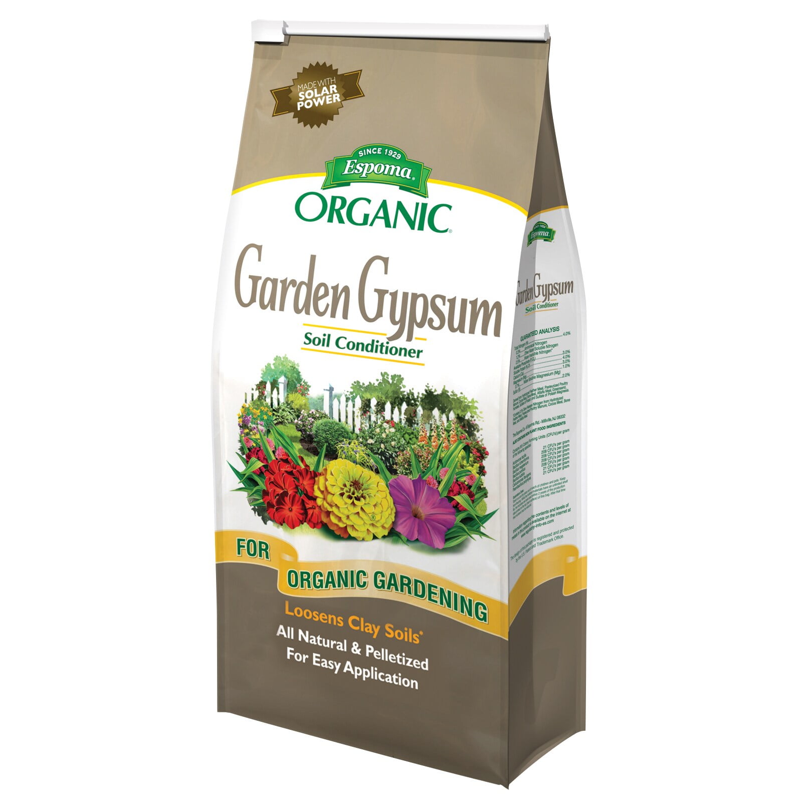 Espoma GG36 Garden Gypsum Soil Conditioner, 36-Pound - Walmart.com