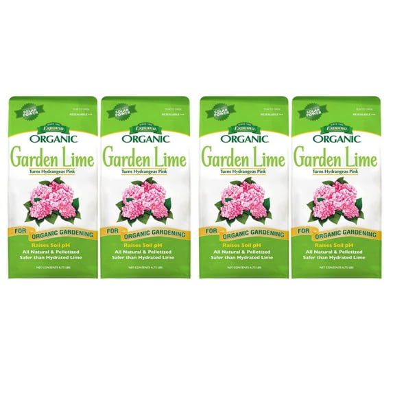 Espoma Organic Garden Lime Pelletized Soil Enhancer - Natural, Pellets - 4 Pack, 6.75#