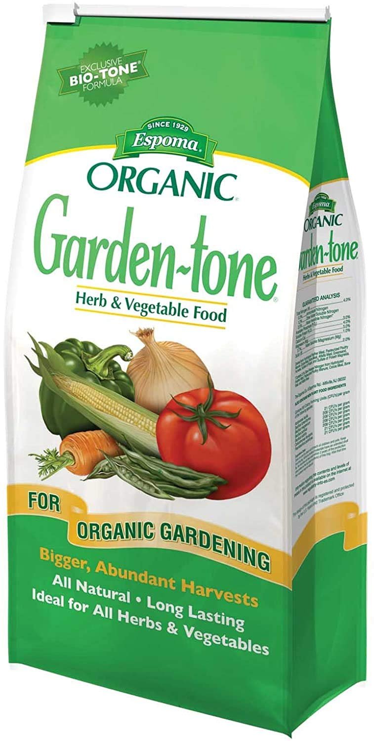Espoma Garden-Tone Plant Food, Natural & Organic Fertilizer for an Abundant Harvest, 4 lb, Pack of 4