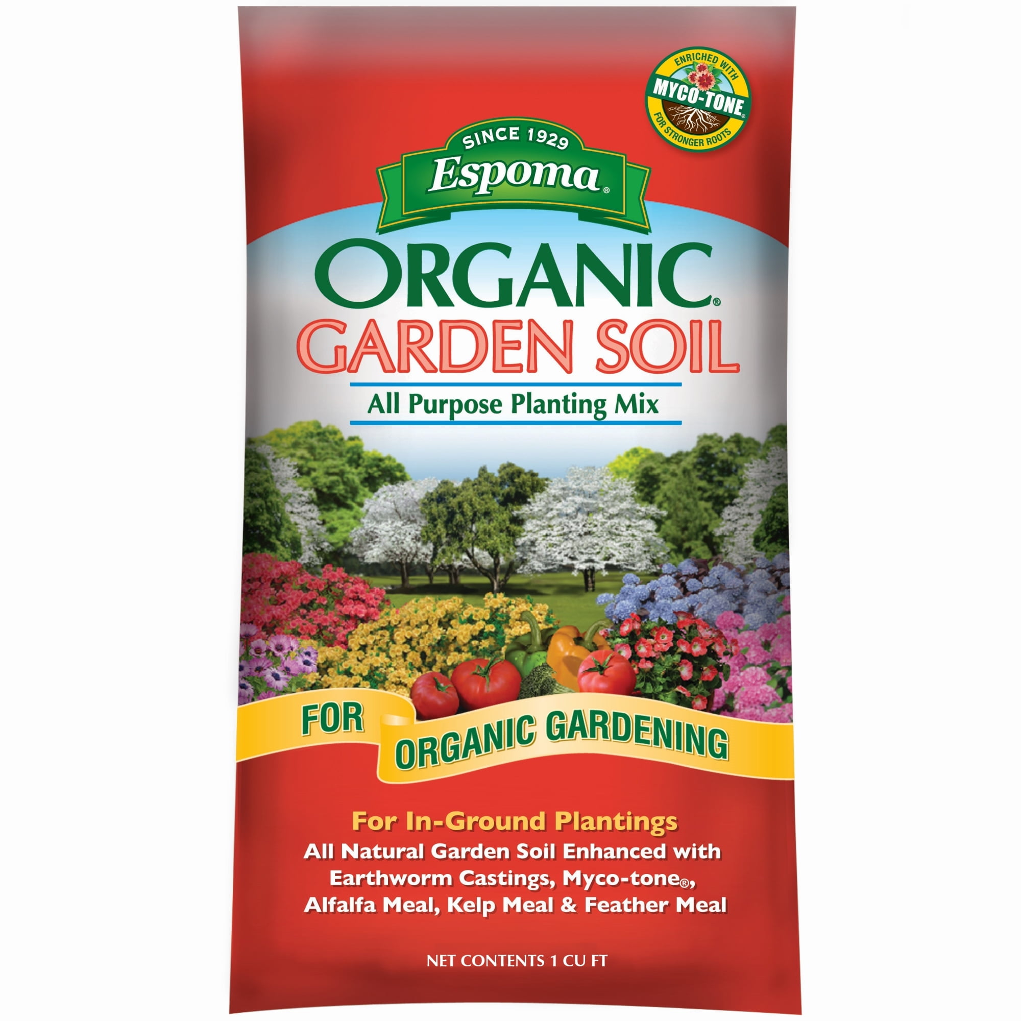 Espoma Organic AllPurpose Garden Soil Natural and Organic in Ground