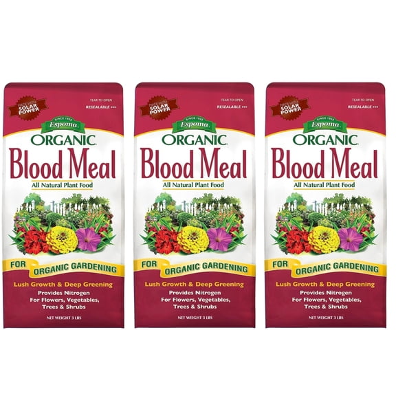 Espoma (#DB03) Blood Meal Organic Fertilizer, 3 lbs.(3 Pack)