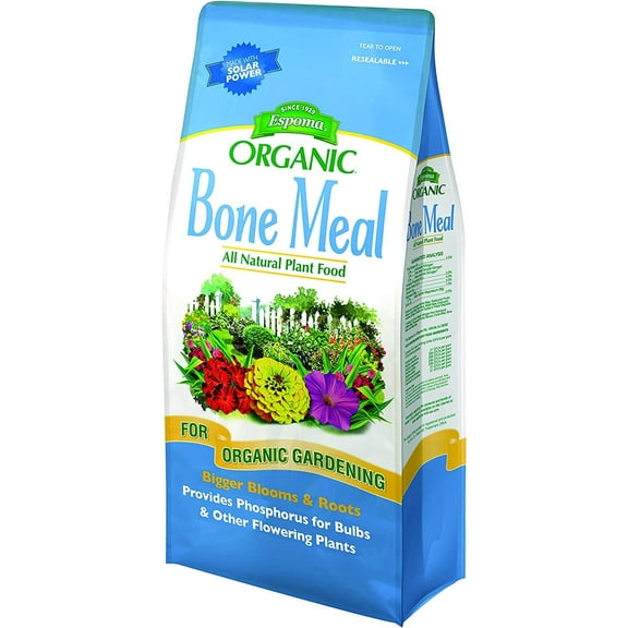Espoma Organic Bone Meal Fertilizer 4-12-0. All-Natural Plant Food Source of Nitrogen and Phosphorus for Organic Gardening. for Bulbs & Other Flowering Plants. 10 lb. Bag. Pack of 1