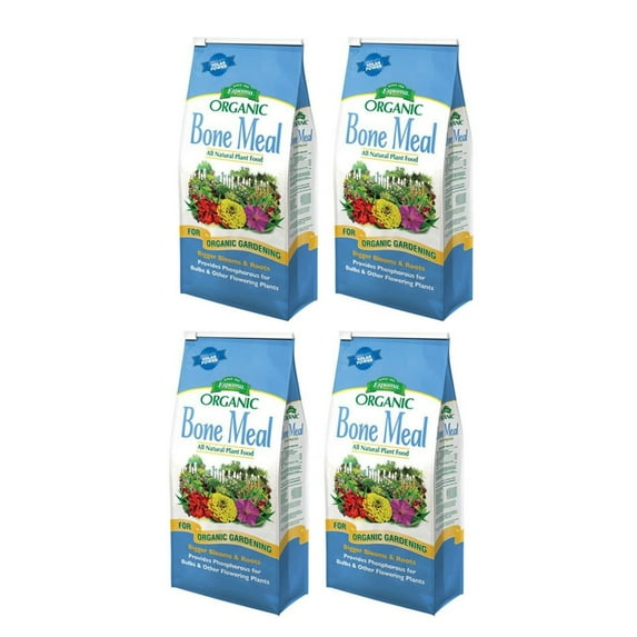 Espoma Organic Bone Meal 4-12-0 All-Natural Plant Food Source of Nitrogen and Phosphorus, 4lb (Pack of 4)