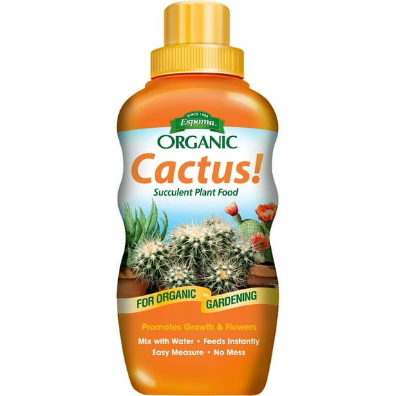 Espoma Organic Cactus! Indoor Plant Food Fertilizer, 8 oz. Concentrate