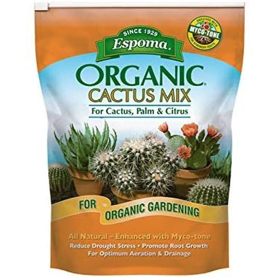 Espoma Organic Cactus Mix Organic Potting Mix - Case of: 12