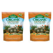 Espoma Organic Cactus Potting Soil Mix, Natural & Organic Soil for Indoor/Outdoor Cactus, Succulent, Palms, and Citrus, 8qt Pack of 2