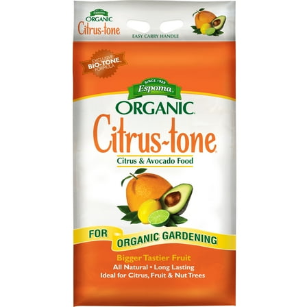 Espoma Organic Citrus-Tone for Citrus and Avocado Tree Food, 5-6-2 Fertilizer, 27 lb.