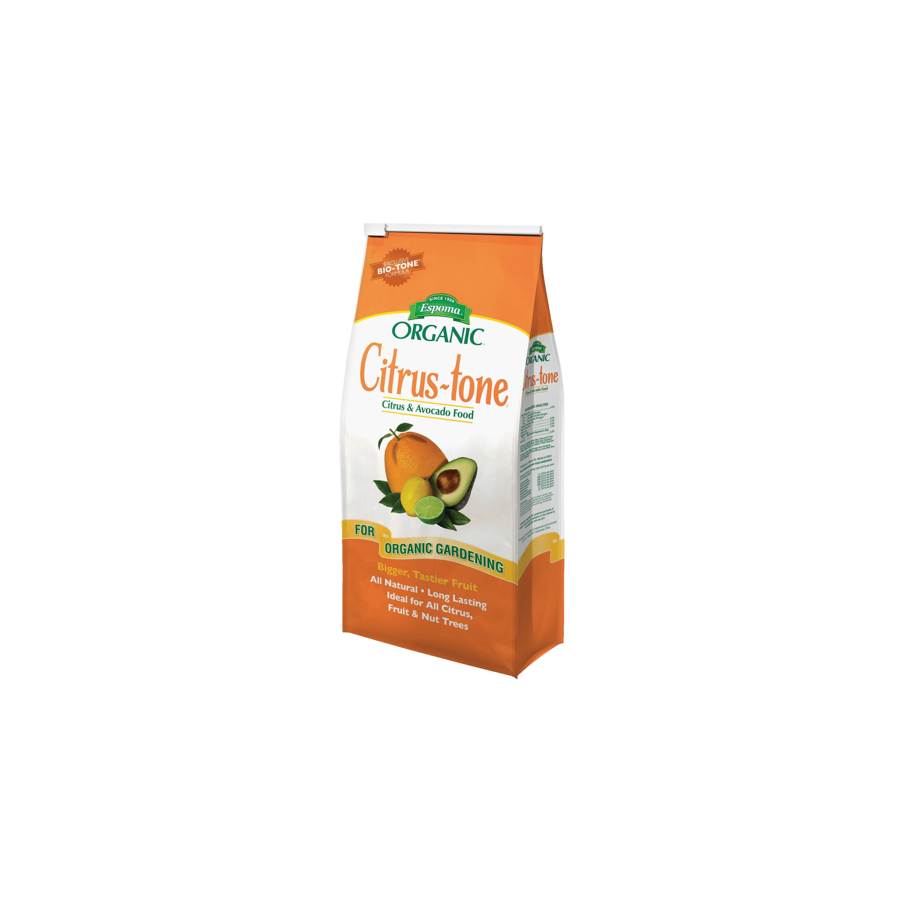 Espoma Organic Citrus-tone Dry Plant Food 5-2-6 18 Lb Bag CT18 - Pack ...