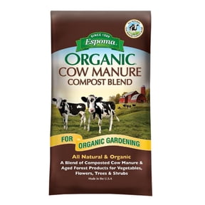 Espoma Organic Cow Manure Garden Soil - All Natural, Aged Forest Products - 1 cu ft
