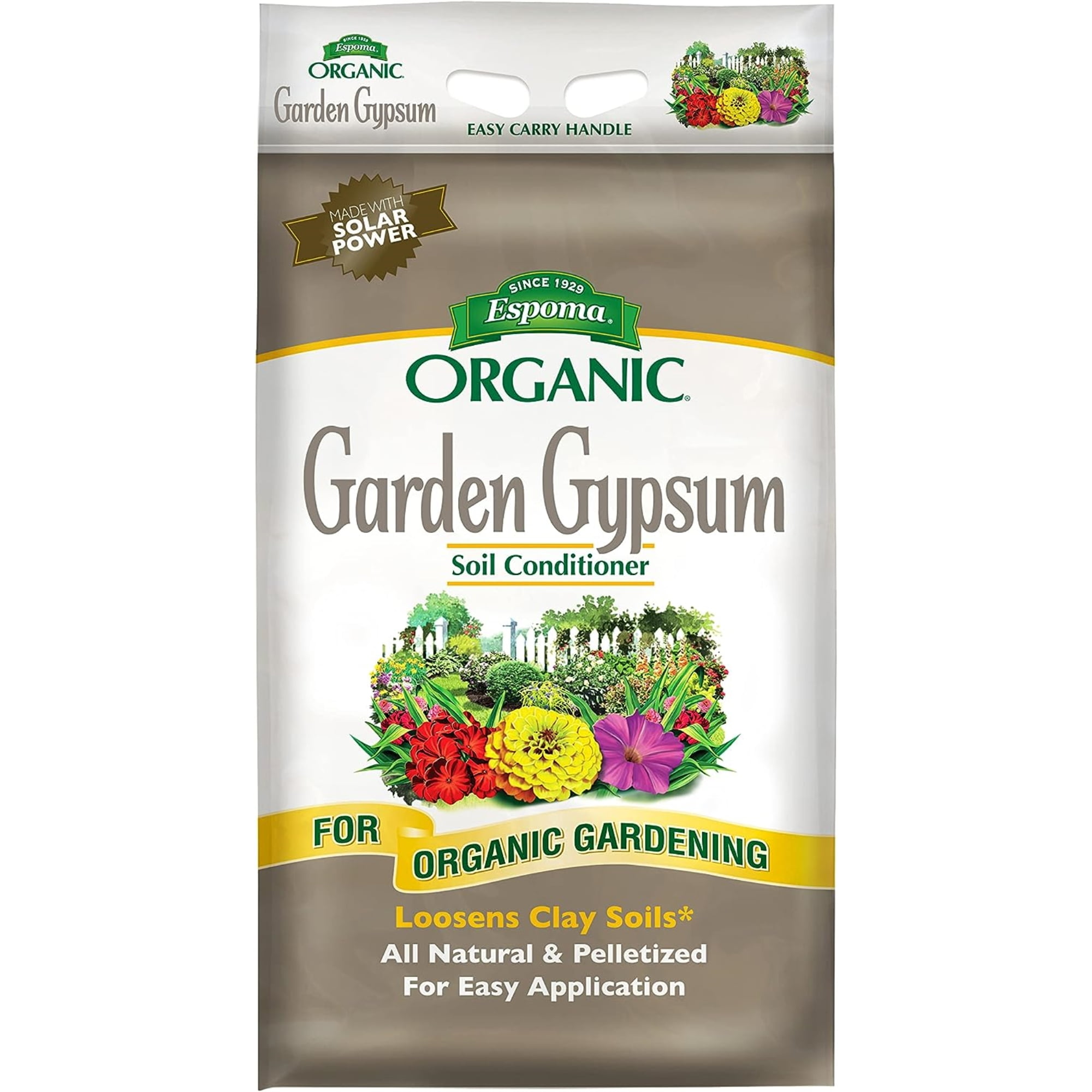 Espoma Organic Garden Gypsum Soil Conditioner, Loosens Clay Soils, for