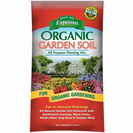 Espoma Organic Garden Soil All Purpose Planting Mix 1 Cubic Foot APGS1