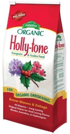 Espoma Organic Holly-Tone for Evergreen & Azalea Plant Food, 4-3-4 Fertilizer, 8 lb.