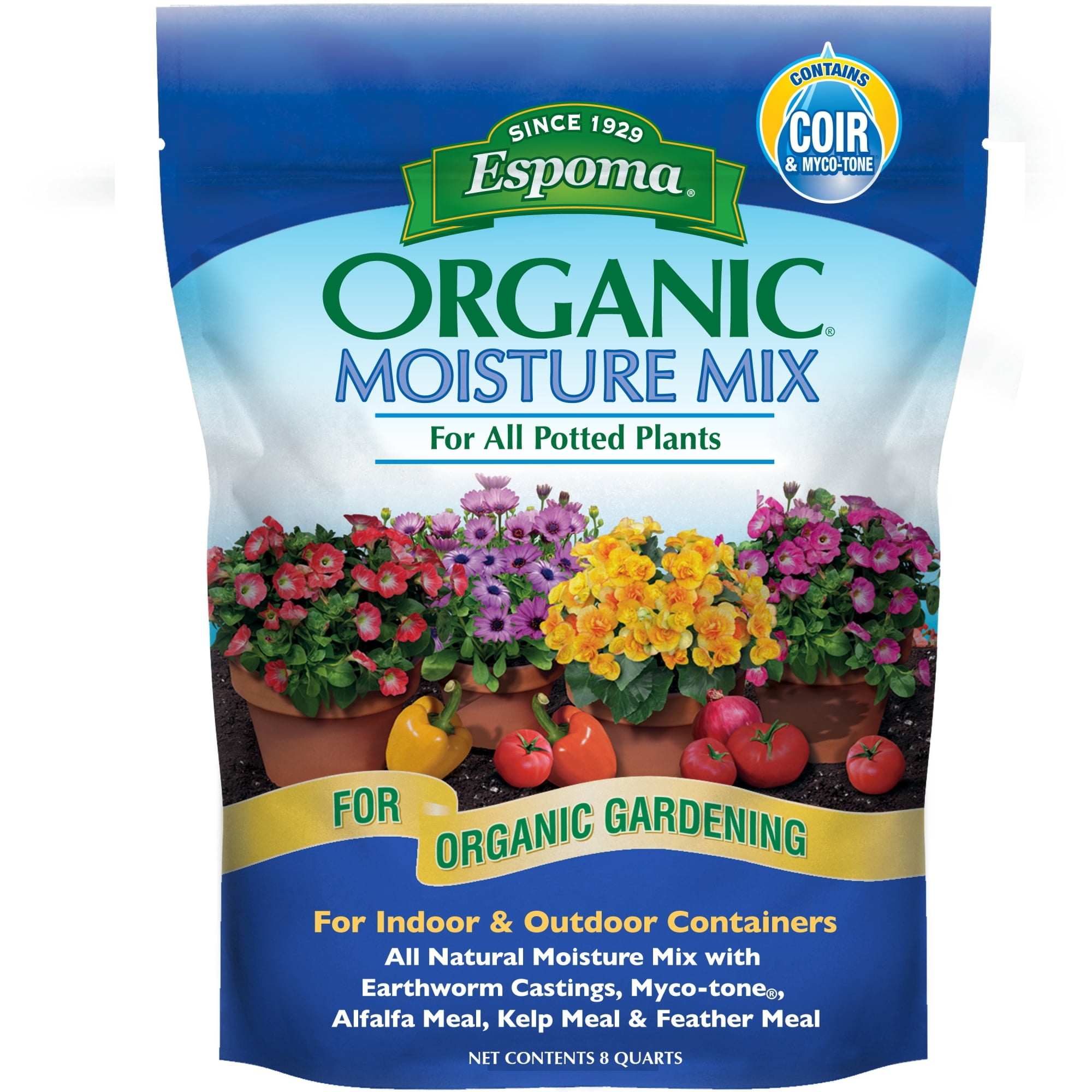 Espoma Organic Potting Mix - Potting Soil - 8 Qt