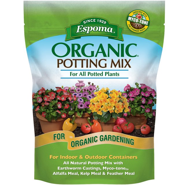 Espoma Organic Potting Soil AIF4 Mix All Natural Potting Mix For All