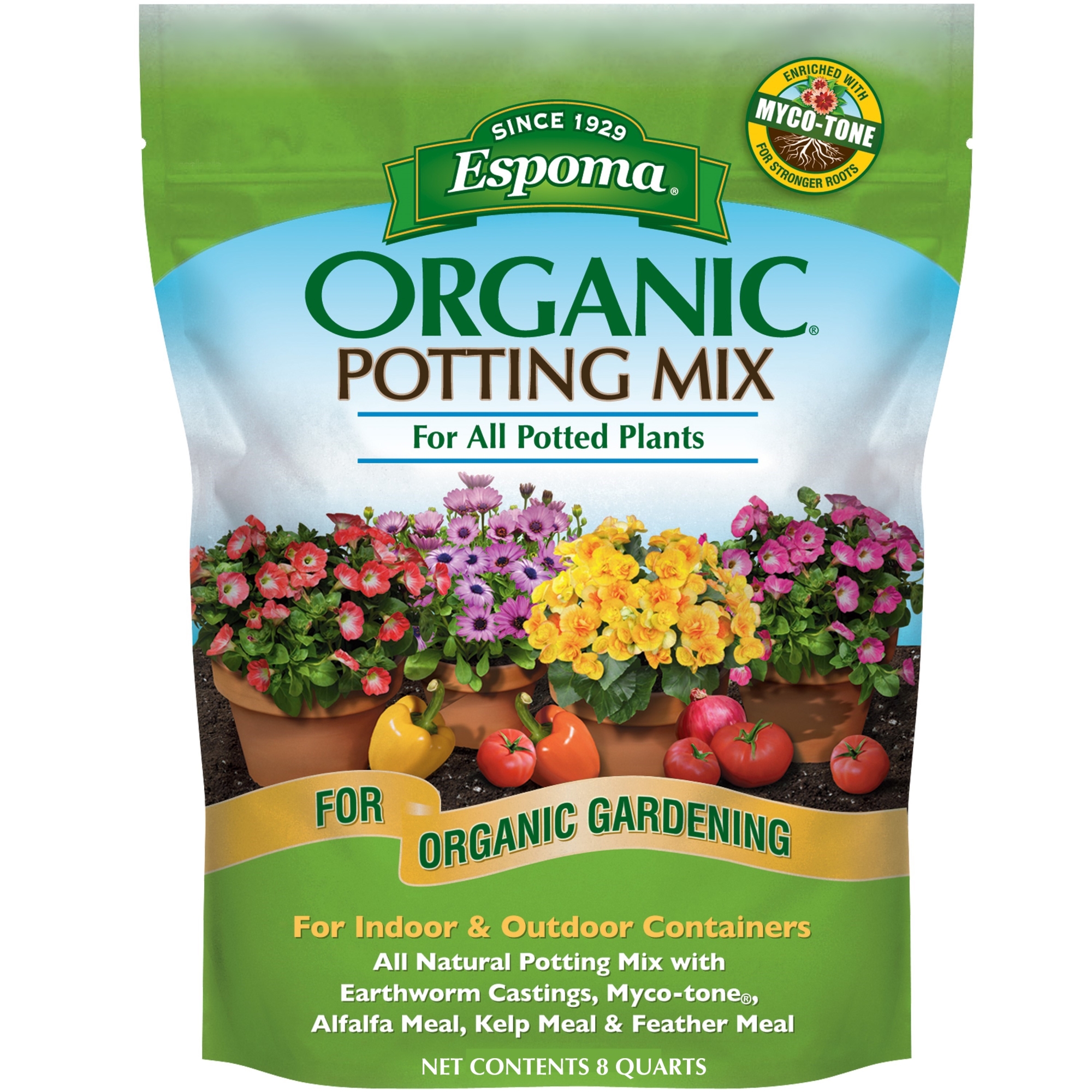 Espoma Organic Potting Soil Mix -8 QT - image 1 of 6
