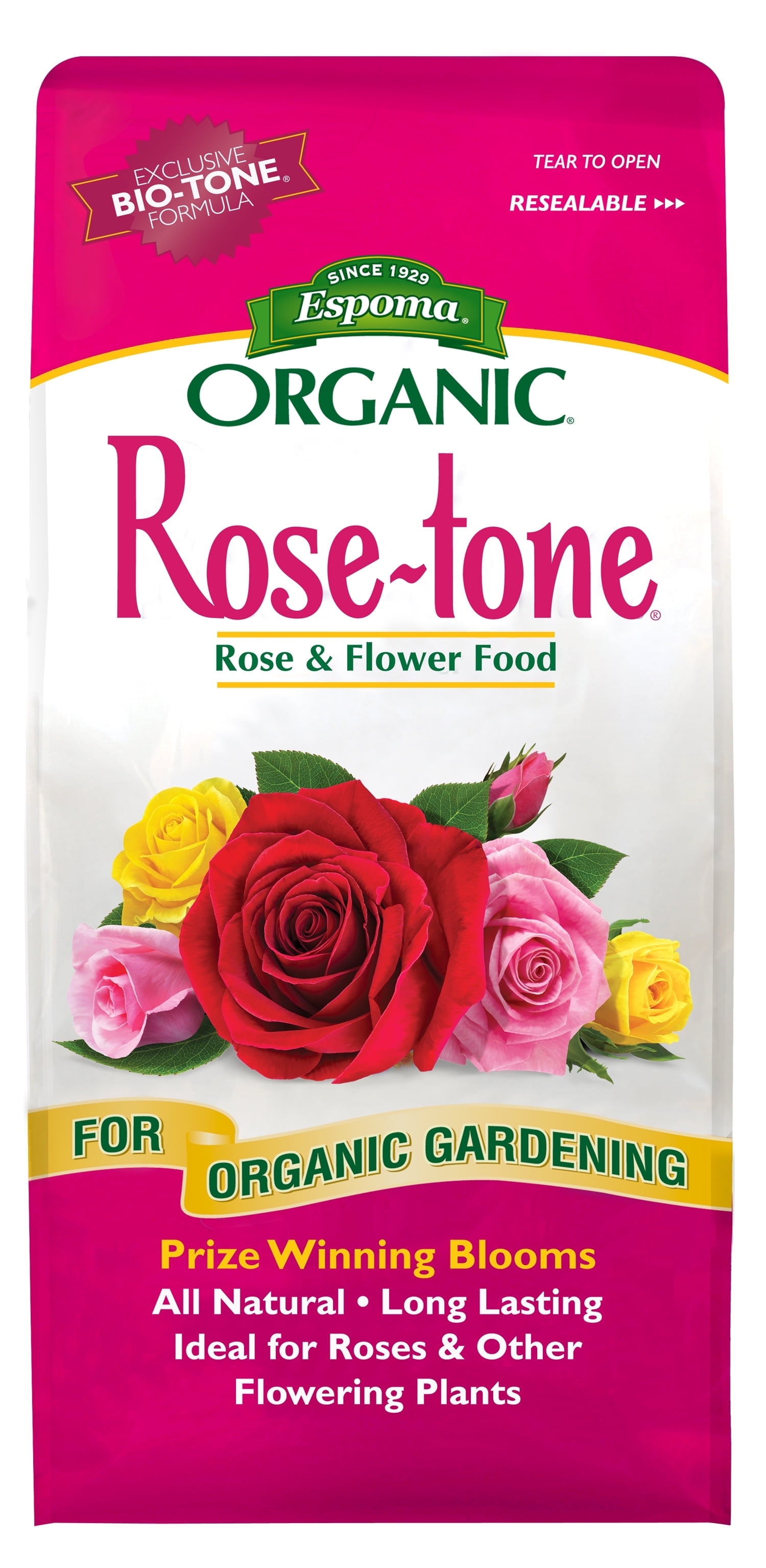 Espoma Organic Rose-Tone Plant Food, 4-3-2 Fertilizer, 8 lb.