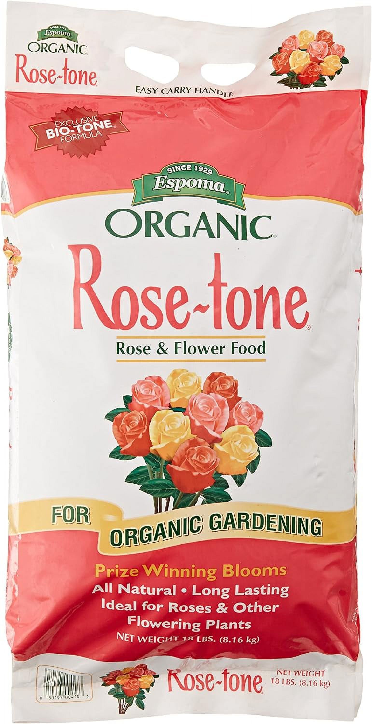 Espoma Organic Rosetone 432 Organic Fertilizer for all types of