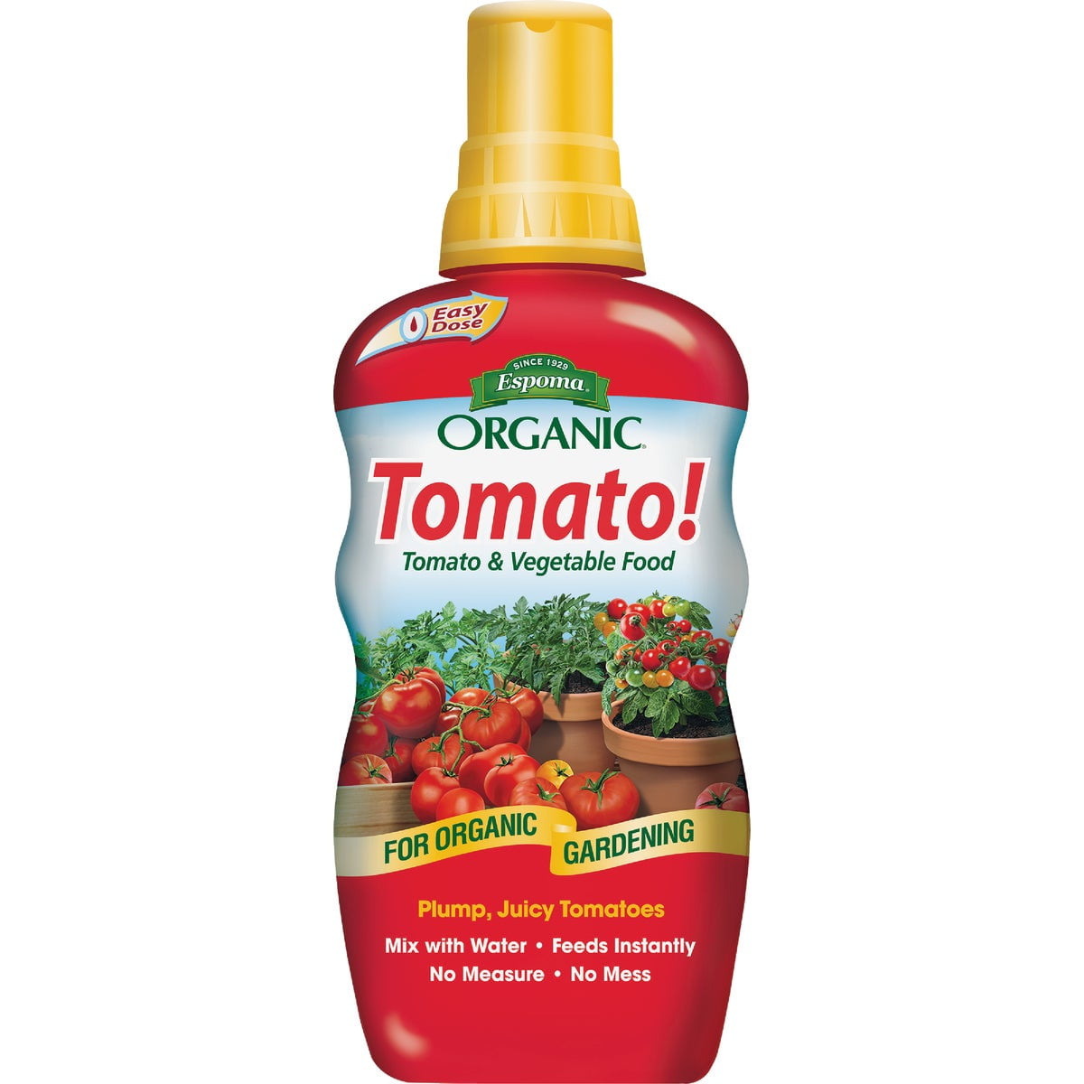 Espoma Tomato! Liquid Plant Food, Natural & Organic Tomato & Vegetable Food, 18 fl oz, Pack of 2 — Outdoor & Indoor Plant Use, Easy Application