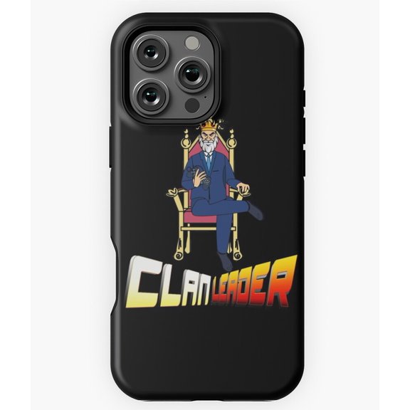 Esport Clan Leader Gaming Team Logo Phone Case for iPhone 16 15 14 13 12 11 Pro Max