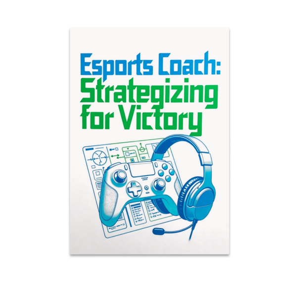 Esports Coach: Strategizing for Victory - Gamer Enthusiast - 13x19 Poster Print