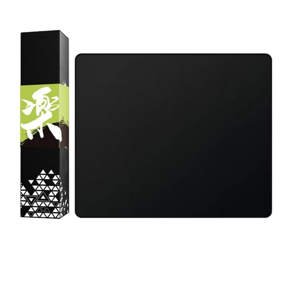 Esports Mousepad Gaming Mouse Pad Rubber Base Stable Control and Enhances Movement Smooth Comfortable Mat Black