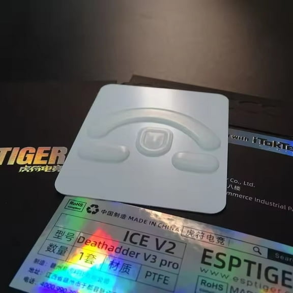 Esports Tiger ICE V2 Mouse Feet Mouse Skates For DeathAdder V3 Pro Wireless Gaming Mouse