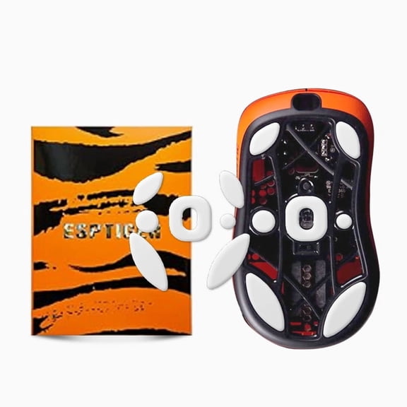 Esports Tiger ICE V2 Mouse Feet Mouse Skates For FNATIC THORN 4K Wireless Gaming Mouse