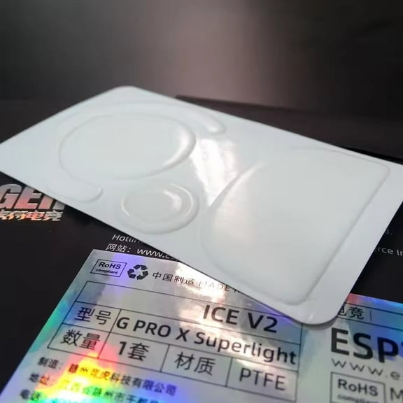 Esports Tiger ICE V2 Mouse Feet Skates For Logitech G PRO X Superlight Wireless Gaming Mouse