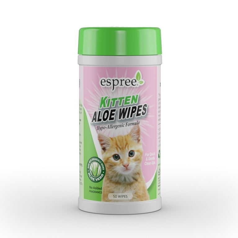 Kitten cleaning wipes sales