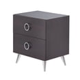 thumbnail image 1 of Espresso 2-Drawer Rectangular Accent Table Espresso + Primary Living Space + Contemporary + Drawers + Rectangular + Wood, 1 of 6