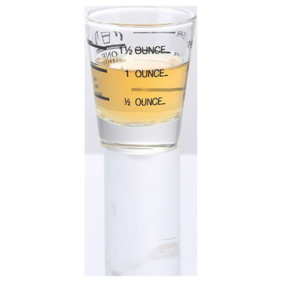 Espresso Bar Accessories Heat-resistant Heavy Duty Shot Glass Jigger Bartender Tools Measuring Cup BLACK