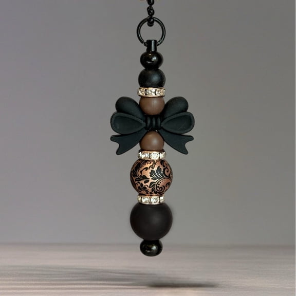 Espresso Bar Tumbler Handle Charm, Decorative Beaded Accessory for Tumbler Handles & Bags