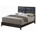thumbnail image 1 of Queen Size Solid Wood Platform Bed Frame with Espresso Finish for Bedroom, 1 of 4