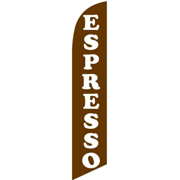 Espresso Cafe Advertising Feather Banner Swooper Flag Sign, Replacement Flag Only