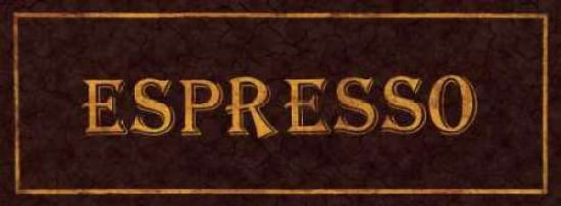 Espresso Canvas Art - Catherine Jones (10 x 20)