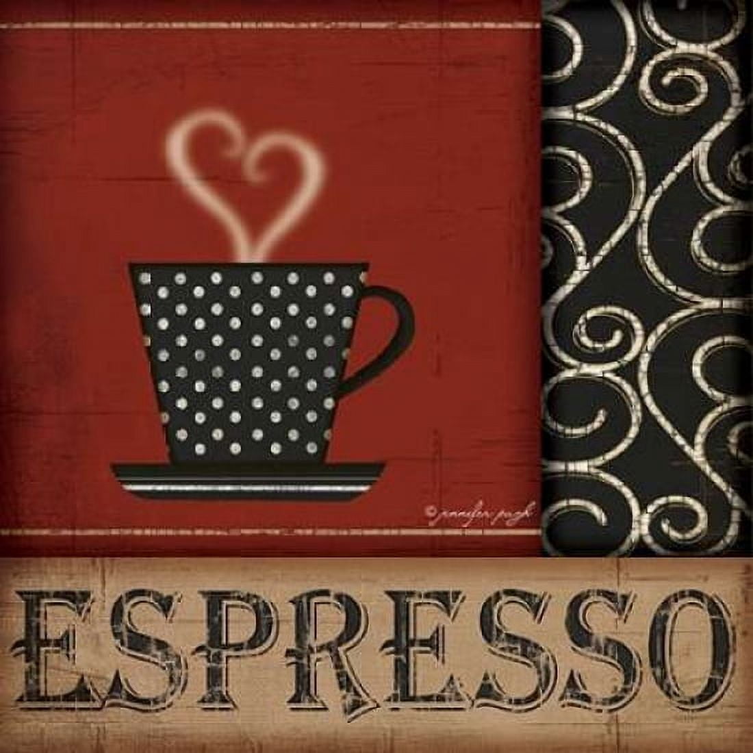 Espresso Canvas Art - Jennifer Pugh (24 x 24)