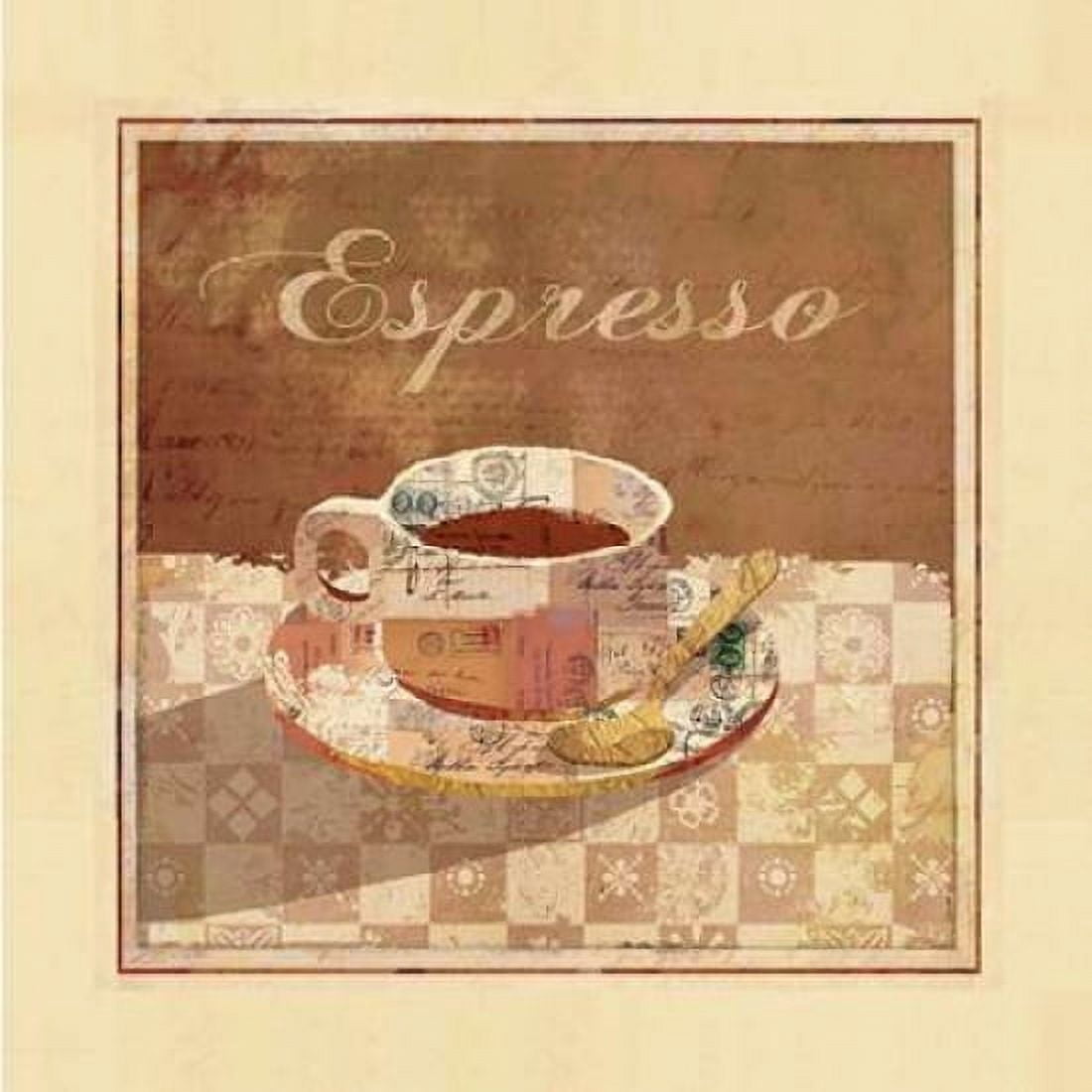 Espresso Canvas Art - Linda Maron (24 x 24)