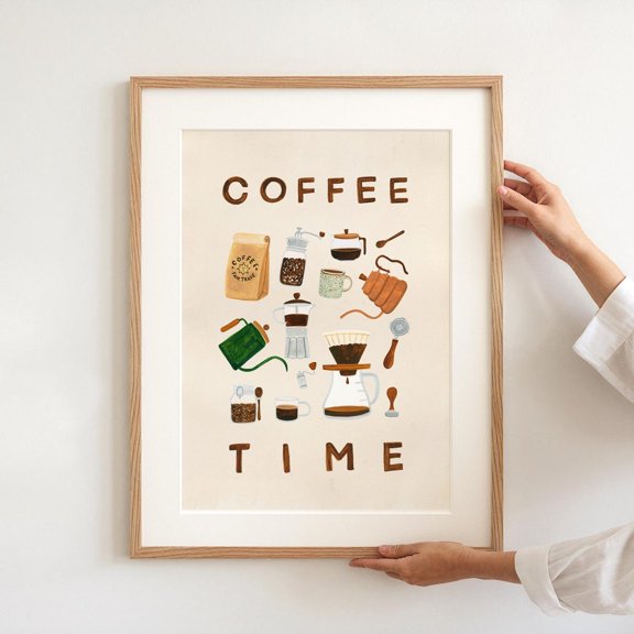Espresso Coffee Bar Wall Art Print