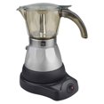 Espresso Coffee Maker, 3 Cup, 12 x 9 x 8"