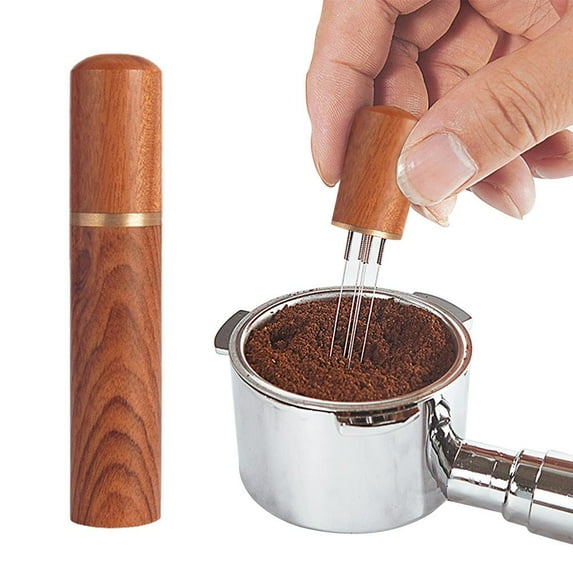 Espresso Coffee Stirrer WDT Tool Needle Type Distributor Tamper Steel C9D3