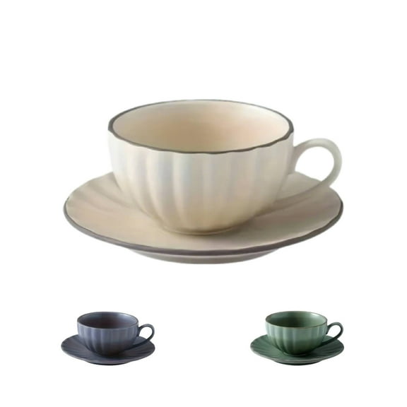Espresso Cup Ceramic 7oz, Elegant, Dishwasher & Microwave Safe, White
