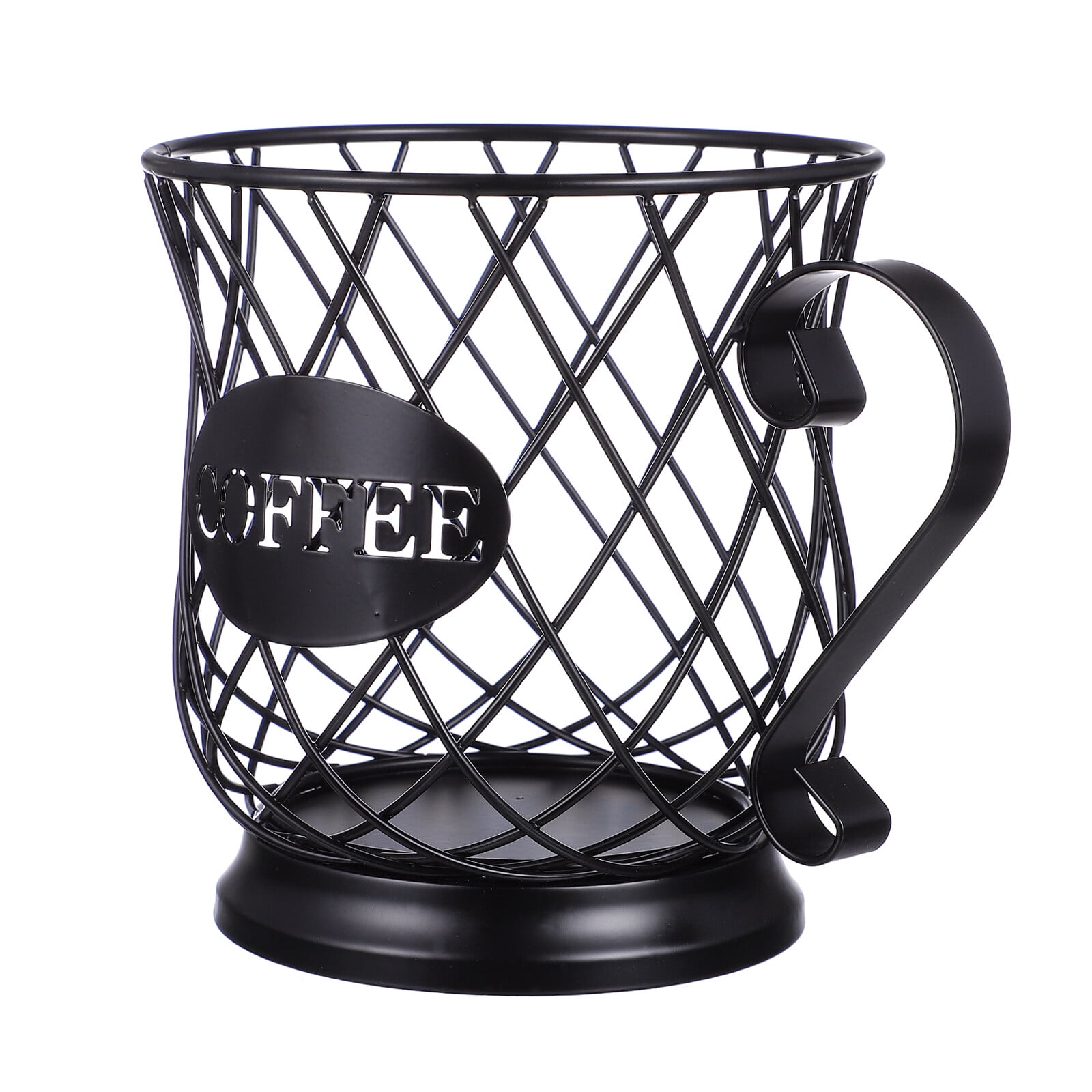 Espresso Cup Coffee Lover Gifts Coffee Pod Holder Black Metal Storage Pull Out Drawers Coffee