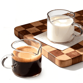 Espresso Cups,Espresso Glasses Set – Small Glass Coffee Cups for Espresso Machine,2PCS