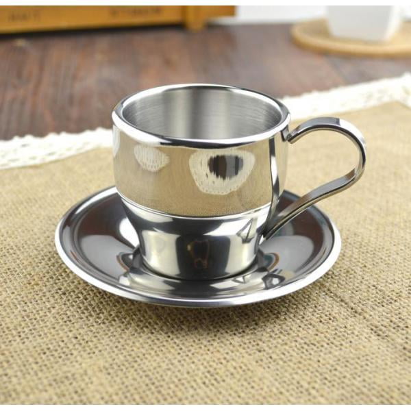 Stainless Steel Double Wall Espresso Coffee Cup Heat - Temu