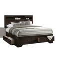thumbnail image 1 of Espresso Eastern King Bed with Storage, 1 of 2
