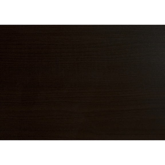 Espresso Finish C-shaped Table, Metal Base | Snack or End Table in Bedroom | Lightweight and Sturdy Design