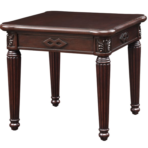 Espresso Finish Rectangular End Table | Used as Dining or Work Table | Made of Poplar and Other Woods | Provides Stable Surface