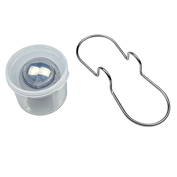 Espresso Frozen Ball for Espresso Coffee, Espresso Coffee Cooler with Reusable Ice Coffee Frozen Balls, Stainless Steel Chilling Ball for Cocktails, Espresso Machine Accessories, Large, 1 Set