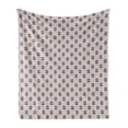 thumbnail image 1 of Espresso Grey Soft Flannel Fleece Throw Blanket, Creative Continuous Pattern with Coffee Cups Print, Cozy Plush for Indoor and Outdoor Use, 70" x 90", Pale Grey Cinnamon, by Ambesonne, 1 of 6