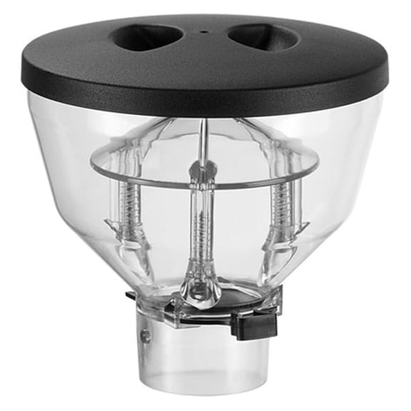 Espresso Grinder Hopper Short - Mini Low Profile Bean Container with Lid & Diverter - Compatible with Lux, Jolly, Major (Pre-2005) - European Design